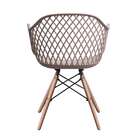 Conjunto Com 2 Cadeiras Siberian Eiffel Bege