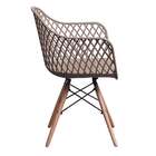 Conjunto Com 2 Cadeiras Siberian Eiffel Bege