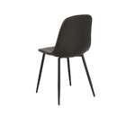 Conjunto Com 2 Cadeiras Sina Preto