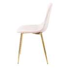 Conjunto Com 2 Cadeiras Sindy Rosa Pernas Cromadas