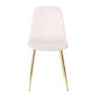 Conjunto Com 2 Cadeiras Sindy Rosa Pernas Cromadas