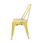 Conjunto Com 2 Cadeiras Tolix Amarela Com Brilho