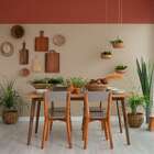 Conjunto Com 2 Cadeiras Tóquio Mel E Cinza