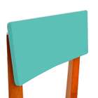 Conjunto Com 2 Cadeiras Tóquio Mel E Turquesa