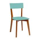 Conjunto Com 2 Cadeiras Tóquio Mel E Turquesa