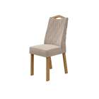 Conjunto Com 2 Cadeiras Venus Veludo Creme E Amêndoa Clean