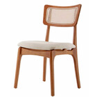 Conjunto Com 2 Cadeiras Viena Em Madeira Maciça Para Sala De