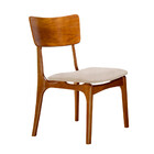 Conjunto Com 2 Cadeiras Viena Gold Em Madeira Maciça Para Sal