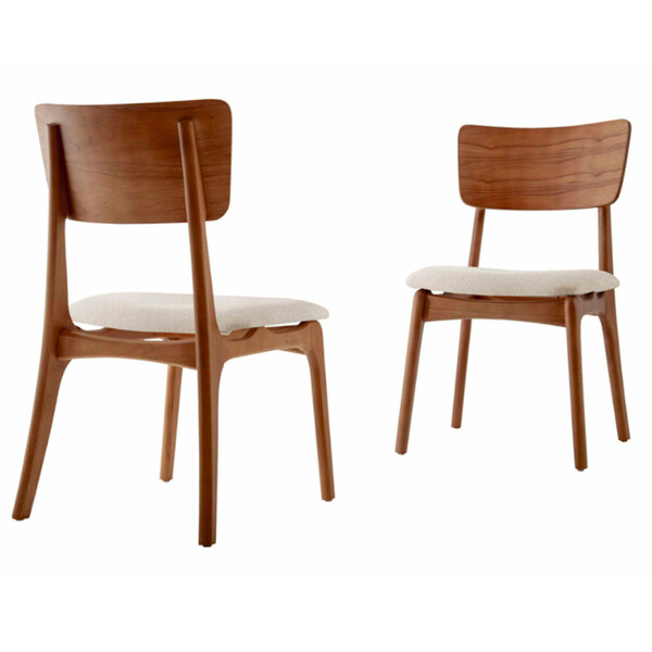 Conjunto Com 2 Cadeiras Viena Gold Em Madeira Maciça Para Sal