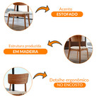 Conjunto Com 2 Cadeiras Viena Gold Em Madeira Maciça Para Sal