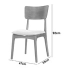 Conjunto Com 2 Cadeiras Viena Gold Em Madeira Maciça Para Sal