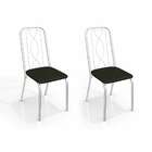 Conjunto Com 2 Cadeiras Viena Preto