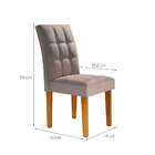 Conjunto Com 2 Cadeiras Vitória Ypê E Bege