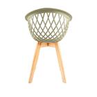 Conjunto Com 2 Cadeiras Web Fendi - Base Wood