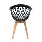 Conjunto Com 2 Cadeiras Web Wood Preto