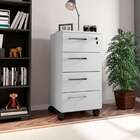 Conjunto Com 2 Gaveteiros Paris 8 Gv Branco