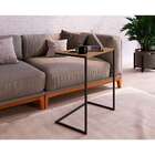 Conjunto Com 2 Mesas Laterais Lake Vermont E Preto