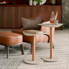 Conjunto Com 2 Mesas Laterais Paris Gianduia E Nature