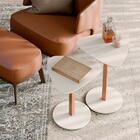 Conjunto Com 2 Mesas Laterais Paris Off White E Nature