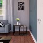 Conjunto Com 2 Mesas Laterais Wooden Snow E Preto