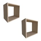 Conjunto Com 2 Nichos Quarto Infantil  Geneve