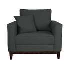 Conjunto Com 2 Poltronas Beny I Grafite