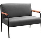 Conjunto Com 2 Poltronas E Namoradeira Decorativa Jade Sala D