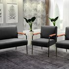 Conjunto Com 2 Poltronas E Namoradeira Decorativa Jade Sala D
