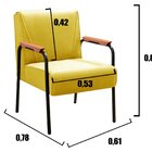 Conjunto Com 2 Poltronas E Namoradeira Decorativa Jade Sala D