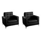 Conjunto Com 2 Poltronas Thainá Preto