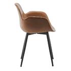 Conjunto Com 2 Poltronas Thalía Marrom