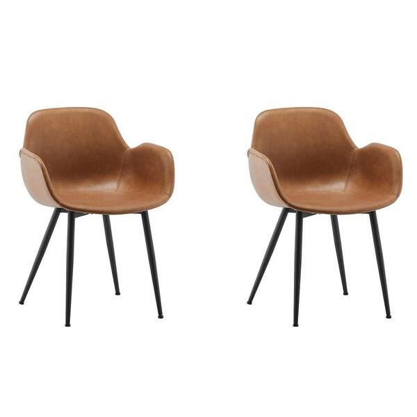 Conjunto Com 2 Poltronas Thalía Marrom
