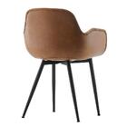 Conjunto Com 2 Poltronas Thalía Marrom