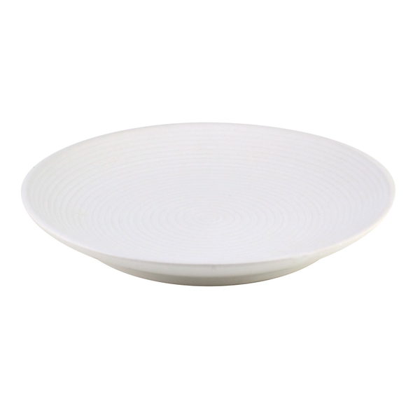 Conjunto Com 2 Pratos De Cerâmica 19cm Branco