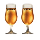 Conjunto Com 2 Taças Bohemia Em Vidro Para Cerveja 380ml Glob