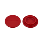 Conjunto Com 2 Tampas De Silicone Para Moedores Vermelho Le C