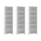 Conjunto Com 3 Estantes Madalena Branco