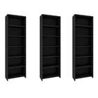 Conjunto Com 3 Estantes Madalena Preto