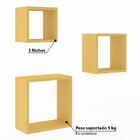 Conjunto Com 3 Nichos Dos Amarelo