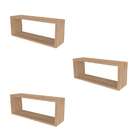 Conjunto Com 3 Nichos Meme Carvalho Mel