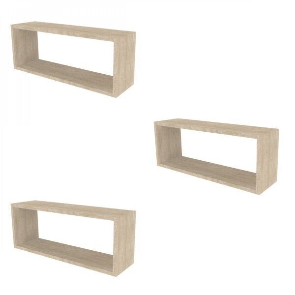 Conjunto Com 3 Nichos Preto Meme Kitcubos Geneve