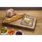 Conjunto Com 3 Petisqueiras Em Porcelana Com Tábua Bambu 39x1