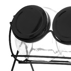 Conjunto Com 3 Potinhos Para Temperos, Doces, Condimentos + S