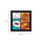 Conjunto Com 3 Quadros Decorativos Pop Colorido