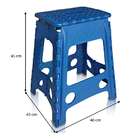 Conjunto Com 4 Bancos Plásticos Hool Dobráveis Azul