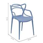 Conjunto Com 4 Cadeiras Allegra Azul