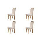 Conjunto Com 4 Cadeiras Athenas Rufato