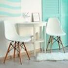 Conjunto Com 4 Cadeiras Charles Eames Branco