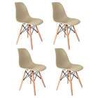 Conjunto Com 4 Cadeiras Charles Eames Fendi