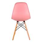 Conjunto Com 4 Cadeiras Charles Eames Rosa